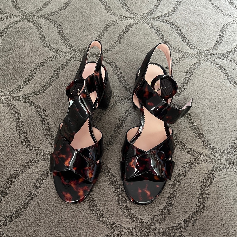 J. Crew Penny Sandal in Tortoise, size 7